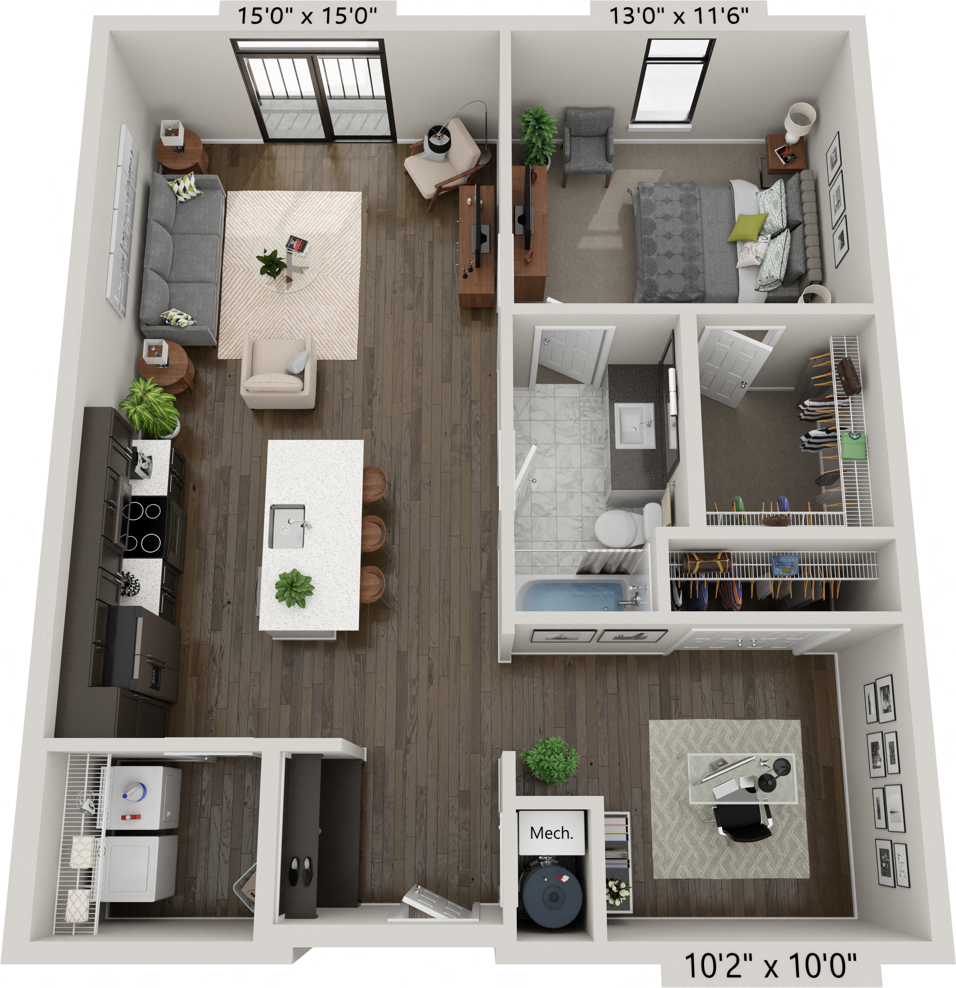 A6 floor plan